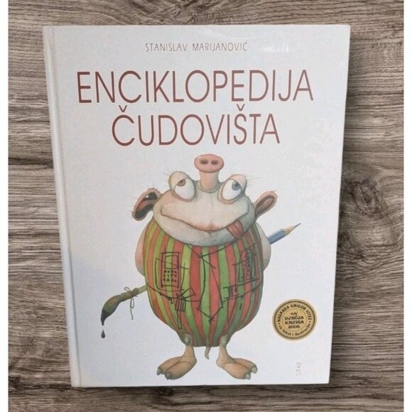 Lithuanian Encyclopedia Of Monsters Marijanovic Hardcover Language Picture Book - Picture 1 of 16